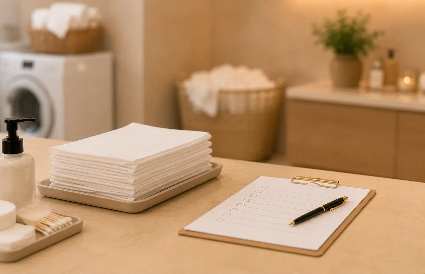 Smarter eco-conscious towel workflow